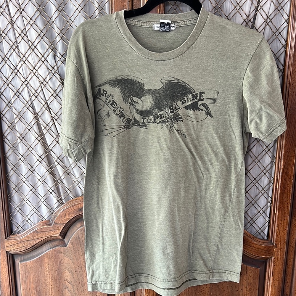 “Money Well Spent” Green Graphic T-Shirt